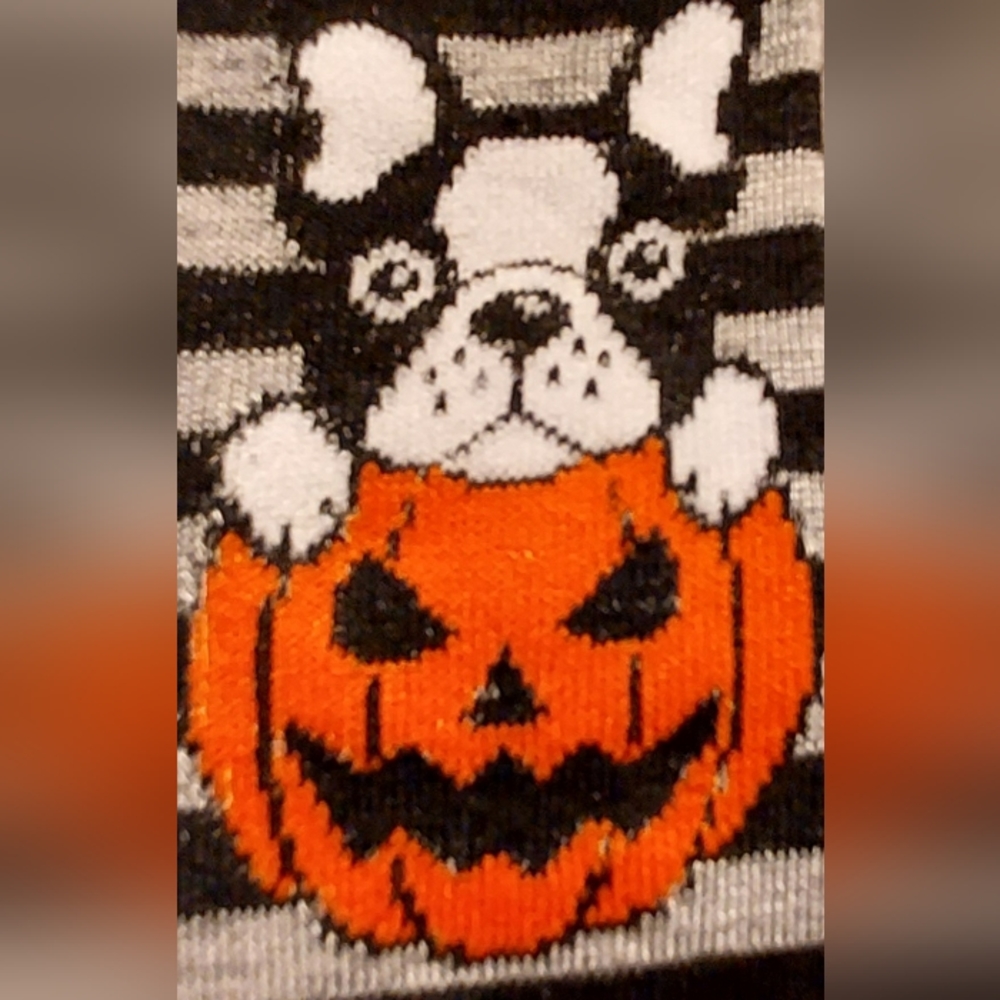 Frenchie Halloween Knee Socks